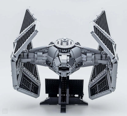 New 1931PCS Technical TIE Interceptors Spaceship 75382 Building Blocks Starfighter MOC Assembly Collectibles Display Model Gifts
