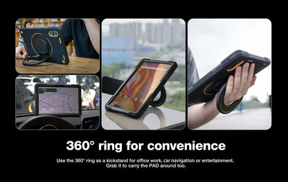 AGM P2 Active 11" FHD Rugged Tablet, IP68 Waterproof/Dustproof, 8GB RAM+256GB, Android 14, G99, Widevine L1 P2W Durable Pad