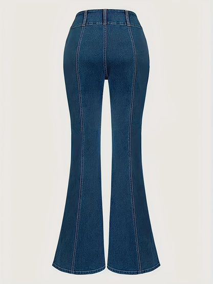 Elegant, fashionable, high-end and comfortable blue jeans for ladies