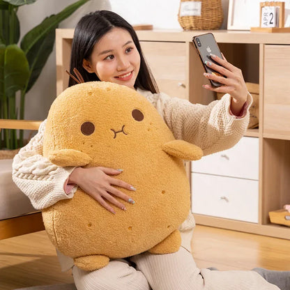 Squishy Potato Plush Toy Happy Fruit Plush Pillow Soft Stuffed Food Spud Doll Super Cute Peluche Kids Birthday Christmas Gift