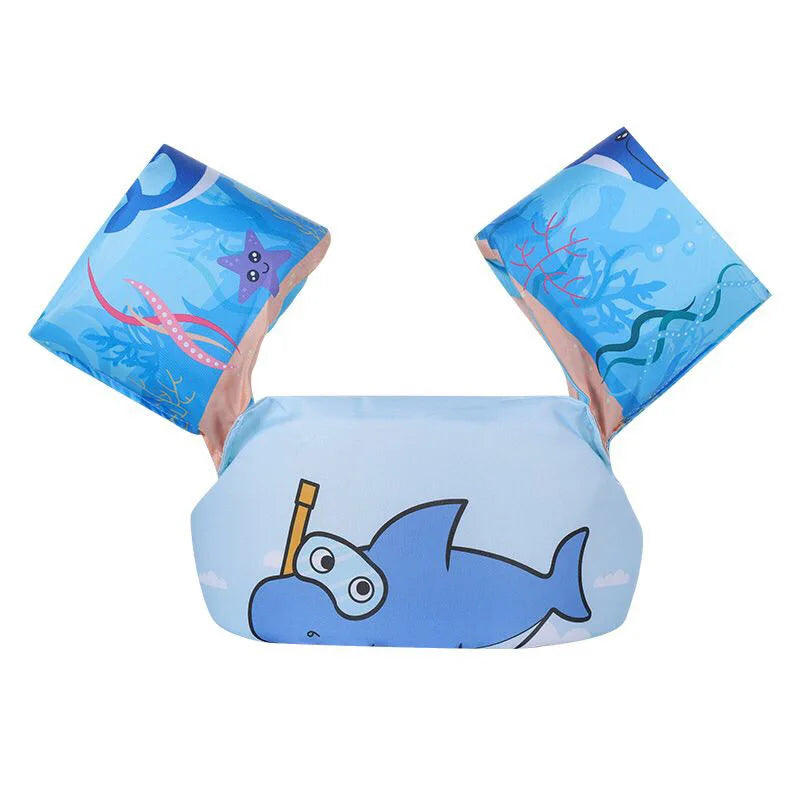 Kids Pool Floats Baby Swimming Vest Foam Armbands Buoy for Infants Better than Inflatable Rings for Learning to Swim