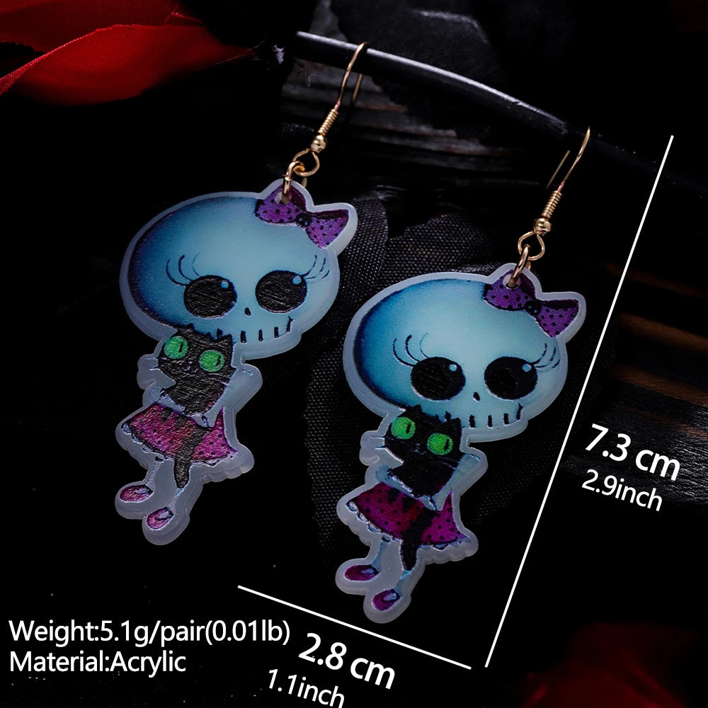 EtherealBe Halloween Earrings for Women - Spooky Styles