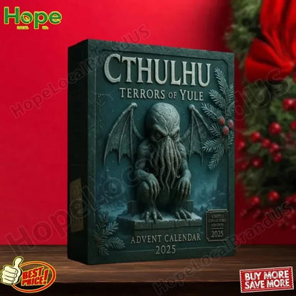 Christmas Decoration 2025  Cthulhu: Terrors of Yule – Advent Calendar : Coastal Holiday Decor Calendario Adviento Elf Gift