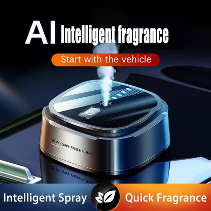 Car Aroma Diffuser Electric Spray Car Perfume Auto Air Freshener Flavoring Purifying Deodorant Car Aromatherapy