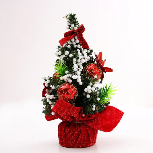 Gorgeous and Compact Christmas Tree Holiday Celebration Decoration Small Ornaments Christmas Gifts