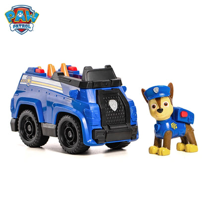 Original Paw Patrol Rex’s Dinosaur Rescue Vehicle with Collectible Action Figure Anime Doll Kids Toy Birthday Christmas Gift
