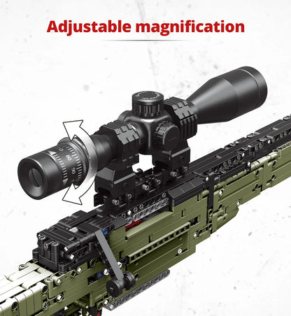 ZKZC WW2 Military Weapon Shotgun Sniper Rifle Assault Rifle Building Block City Police Pistol Brick Children Toys Gifts