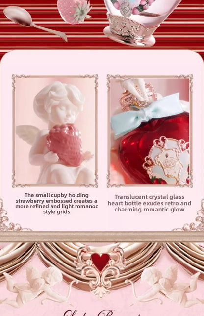 Flowerknows Eau de Parfum The Strawberry Cupid Perfume 1.7 oz / 50ml Lasting Women's Floral Gourmand Perfume for Women for Gifts