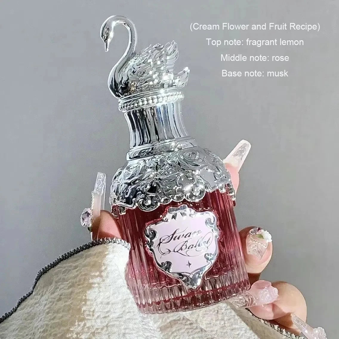 Flowerknows Eau de Parfum The Strawberry Cupid Perfume 1.7 oz / 50ml Lasting Women's Floral Gourmand Perfume for Women for Gifts