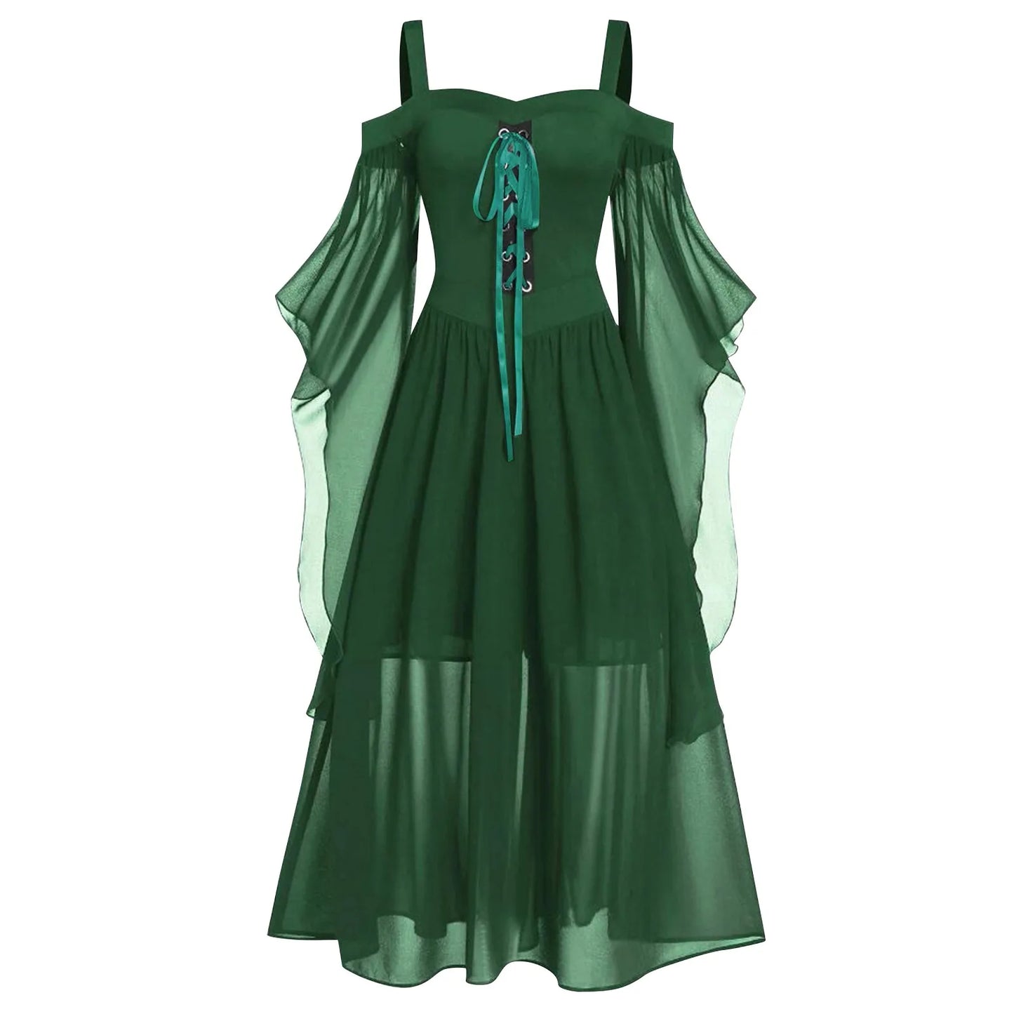 EtherealBe Medieval Gothic Witch Costume Dress