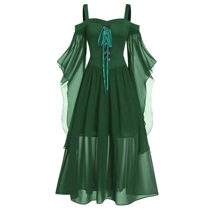 EtherealBe Medieval Gothic Witch Costume Dress