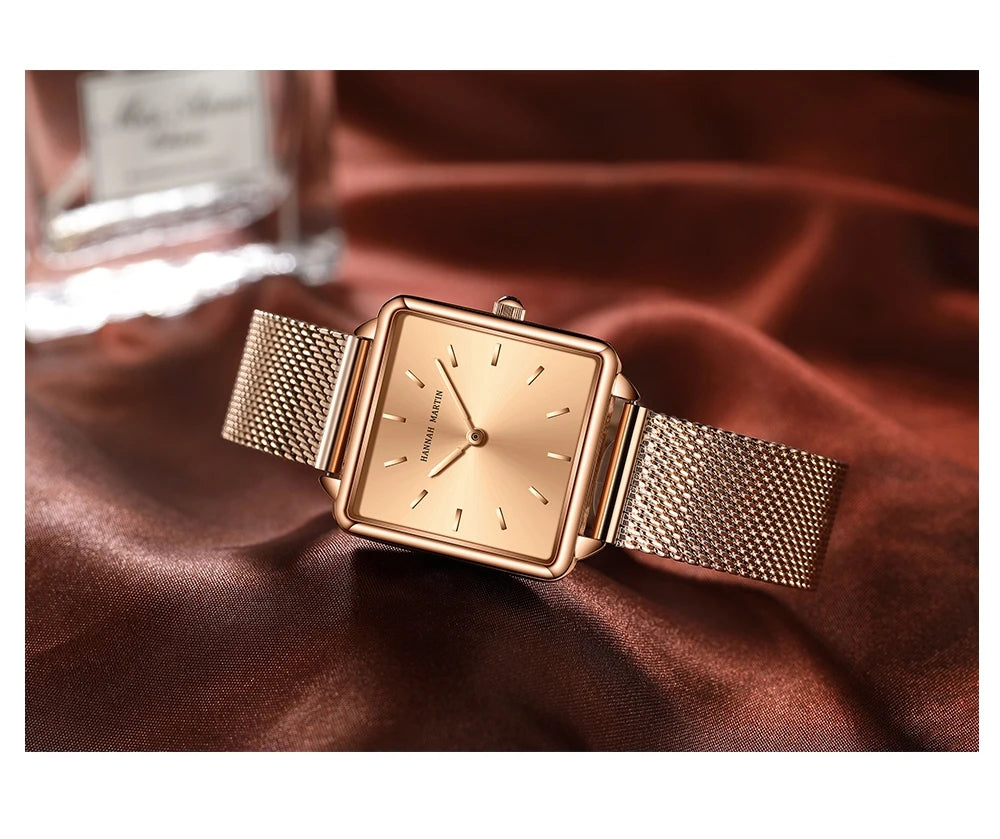 Simple Design Stainless Steel Strap Quartz Machine Core 3ATM Waterproof Wrist Watch Multifunctional Dropshipping Women's Watches