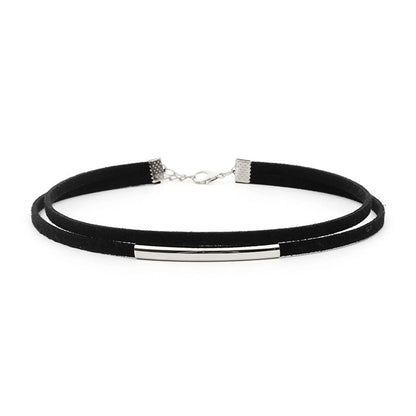 Black Lace Velvet Thorn Necklace For Women Gothic Punk Rock Choker Necklace Fashion Party Chokers Necklaces YK2 Jewelry Gifts