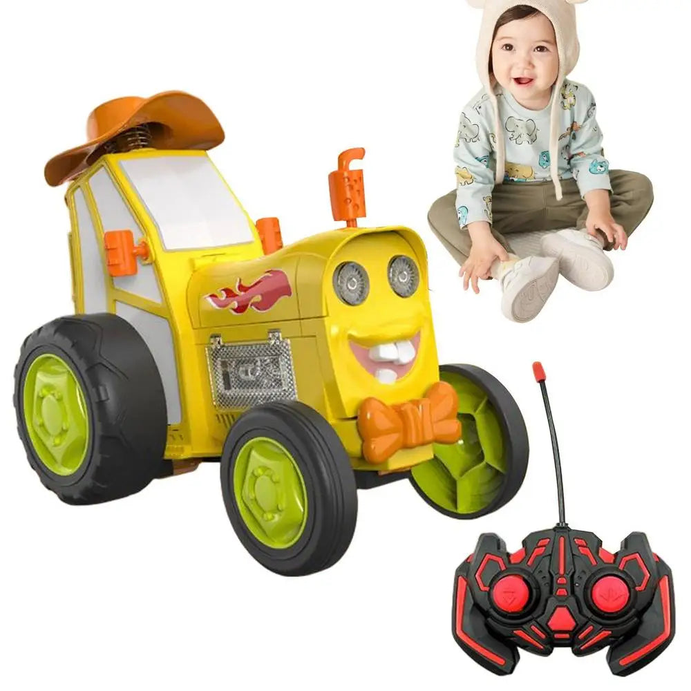 Jumping Dancing Car Toy Rechargeable RC Car With Music And Light Fast Stunt RC Car Crazy Jumping Dancing Car Toy For Kids Age 3