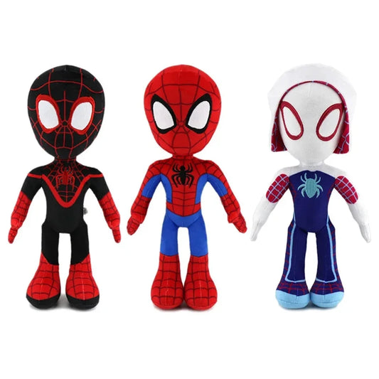 30cm Marvel Spiderman Plush Toy Soft Stuffed Cartoon Stuffeds Dolls Large Plushs Boy Cloth Dolls Pillow Kids Christmas Gift