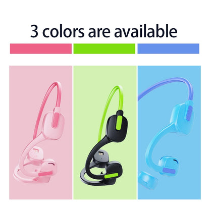Wireless Speaker Kids Earphones Headset Air Bone Conduction Headphones with Mp3 Gift for Kids Children Girl Boy Student