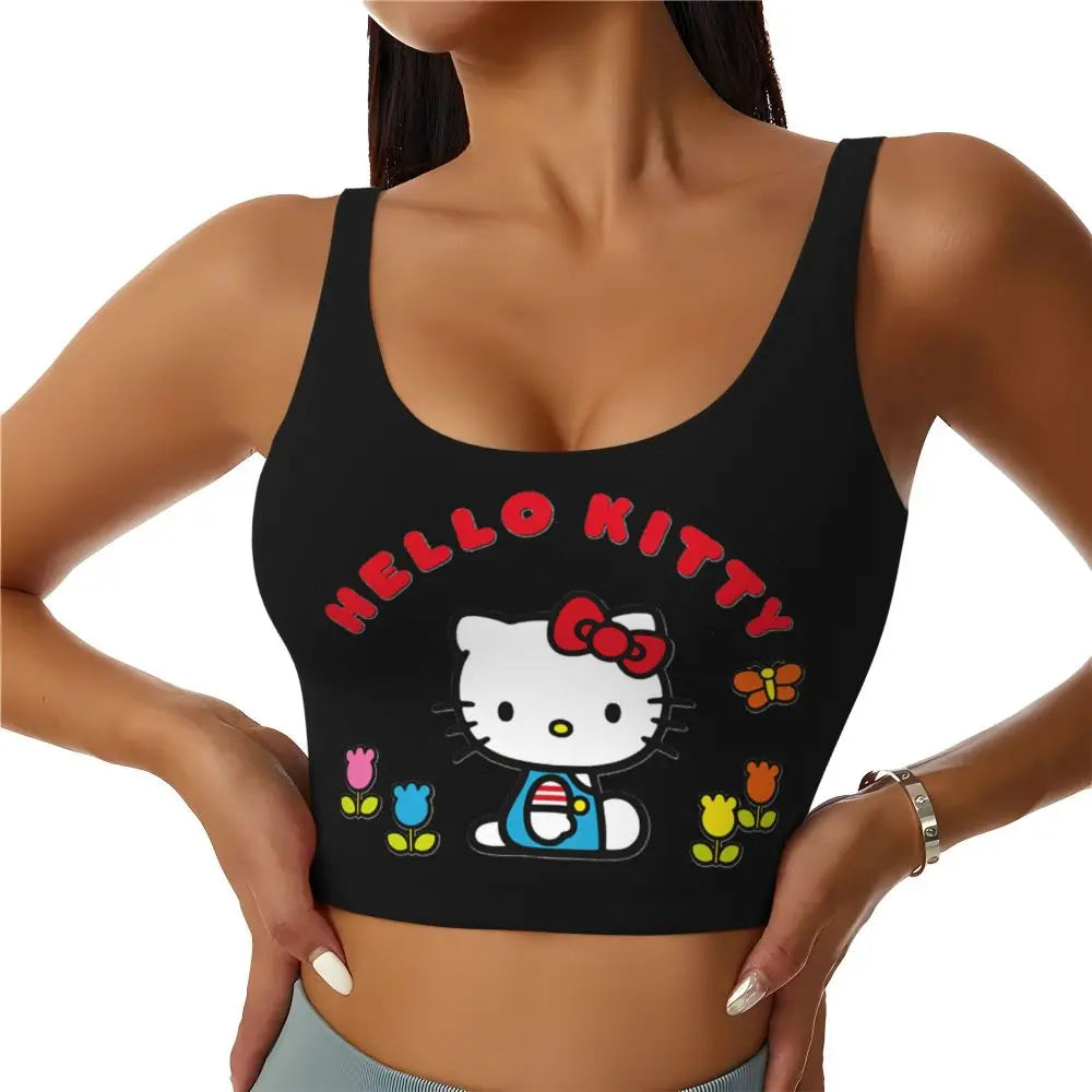 EtherealBe Hello Kitty Sports Bra for Women