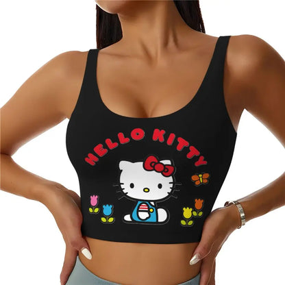 EtherealBe Hello Kitty Sports Bra for Women