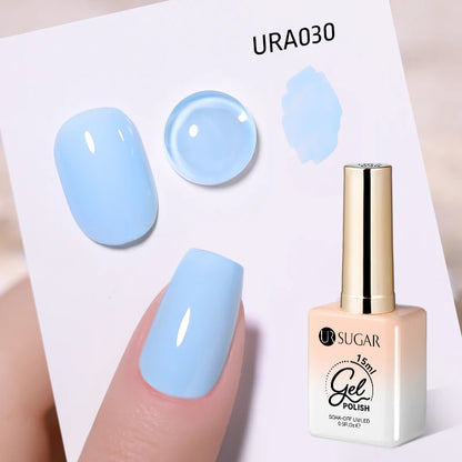 UR SUGAR 15ml Champagne Gold Sliver Reflective Glitter Gel Nail Polish Varnish Semi Permanent Soak Off UV Gel For Manicure Art