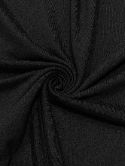 Women's Solid Long Sleeve Bodycon Dress, Chic Basic Minimalist Causual Fashion Scoop Neck Long Dress, Womenswear