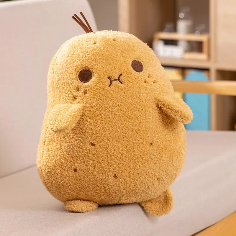 Squishy Potato Plush Toy Happy Fruit Plush Pillow Soft Stuffed Food Spud Doll Super Cute Peluche Kids Birthday Christmas Gift