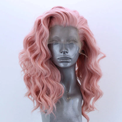 Charisma Synthetic Lace Front Wig Purple Color Short Wigs For Women Heat Resistant Natural Hairline Cosplay Wigs Short Bob Style
