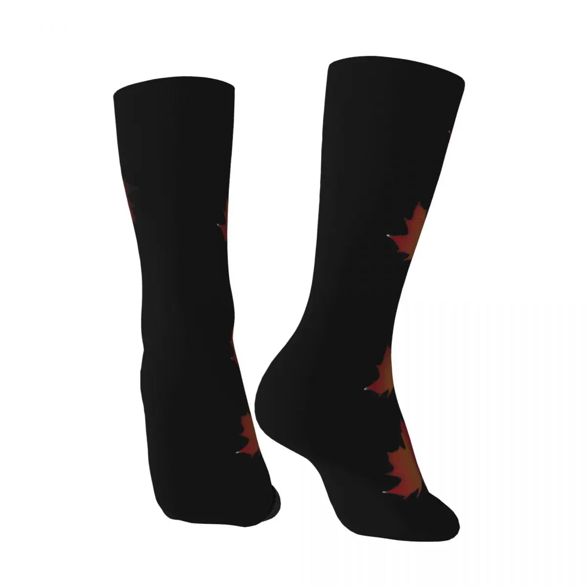 Maple Leaves Stockings Men fall Socks Breathable Modern Socks Autumn Cycling Non Slip Custom Socks Gift