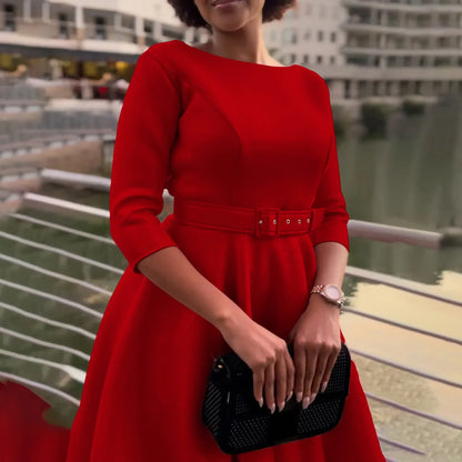 Fashionable Elegant Women's Clothing Dress Suitable For Bridesmaid Party Dress High Waist Design Various Sizes Available