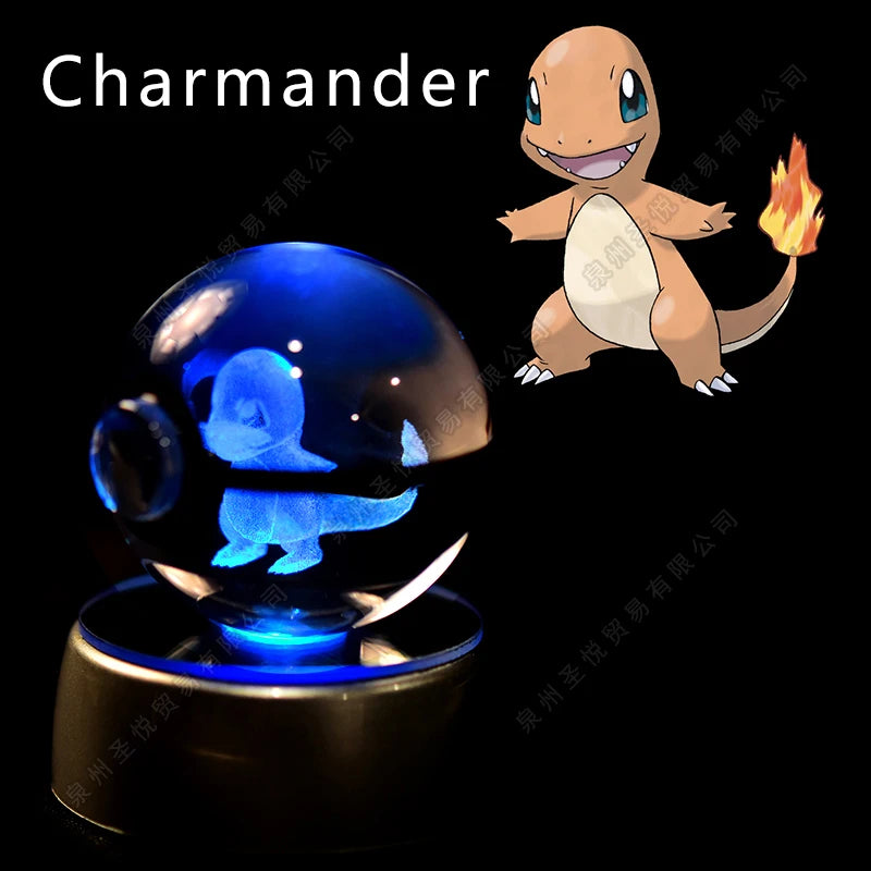 EtherealBe Pokemon 3D Crystal Ball Night Light