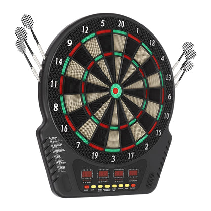 17"LX20" Electronic Dartboard with 27 Games, Cricket Scoring and 6 Darts for Adults Kids