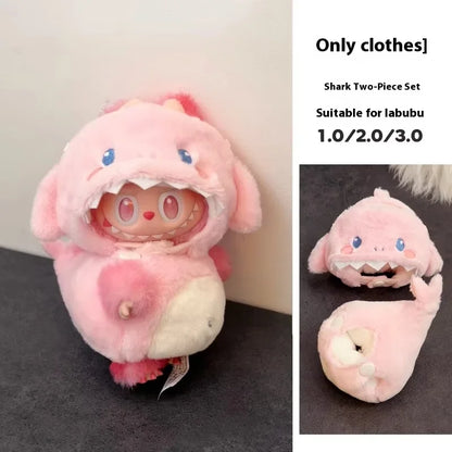 For Labubu Clothes Wacky Mart  Friend Shrimp Handmade Clothing Anime Peripheral Customization Accessories Labubu V1 V3