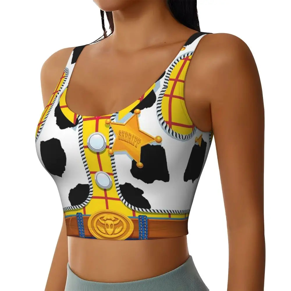 EtherealBe Toy Story Jessie Sports Bra for Women