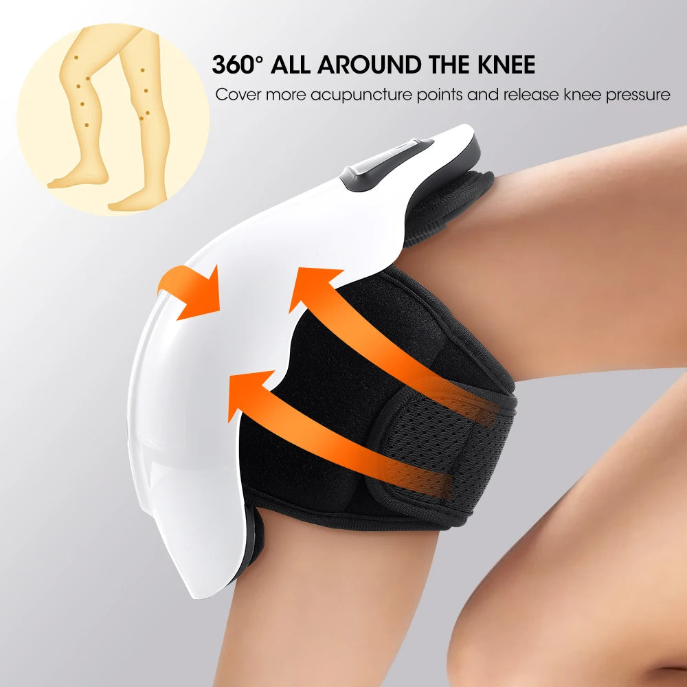 Hot Compress Electric Knee Massagers Relief for Swelling Stiff Joints Stretched Ligament and Muscles Thermostatic Relaxing Joint