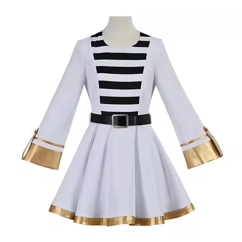 Halloween  2025 Cosplay Costume pour femme, perruque, chaussures, figurines d'anime, robe de magicien fête d'Halloween, Noël