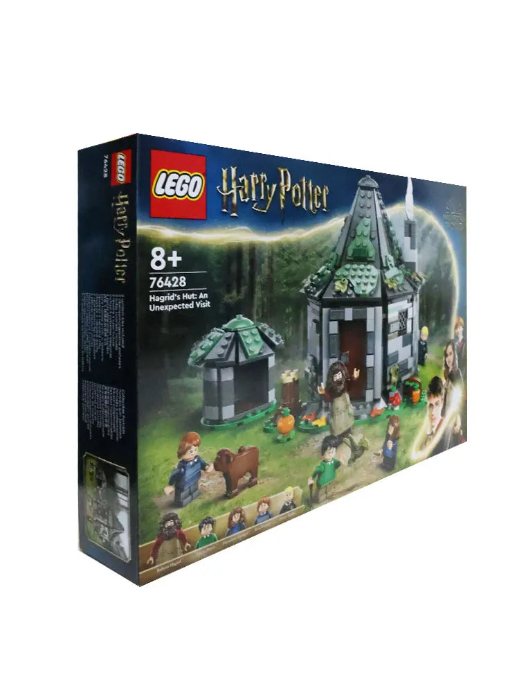LEGO 76428 Harry Potter Hagrid’s Hut: An Unexpected Visit, Harry Potter Toy with 7 Characters and a Dragon for Magical Role Play