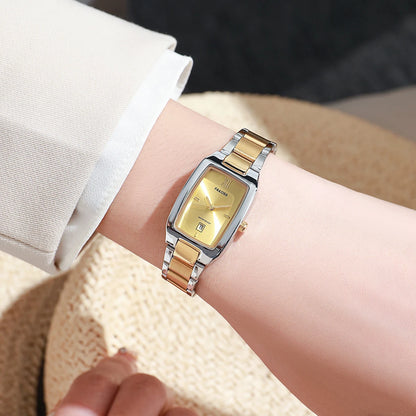 WWOOR Luxury Woman's Watch Elegant Waterproof Stainless Steel Watch for Ladies Dress Square Quartz Women's Watches Reloj mujer