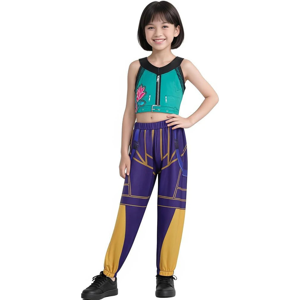 EtherealBe Kids Demon Hunter Cosplay Outfit for Girls