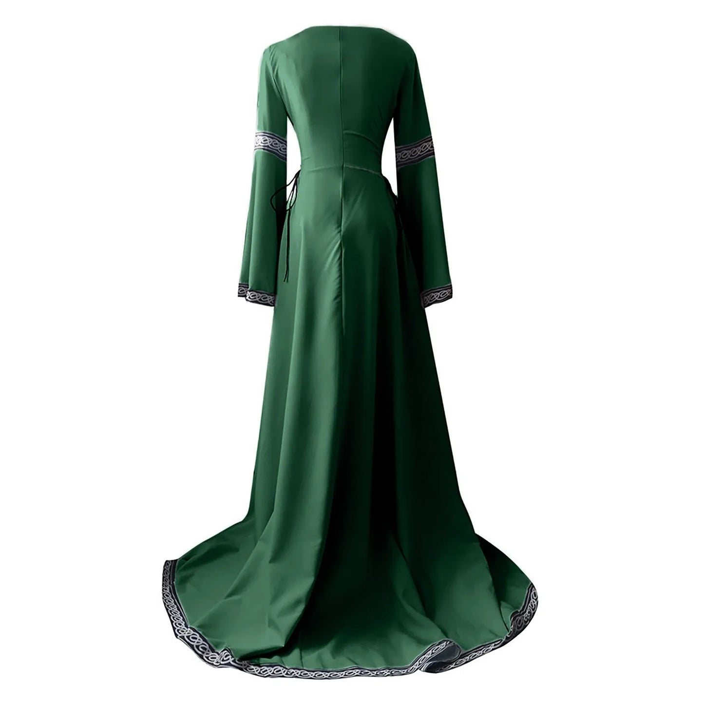 Medieval Gothic Cosplay Costumes for Women Halloween Carnival Party Performance Long sleeve Middle Ages Renaissance Dresses