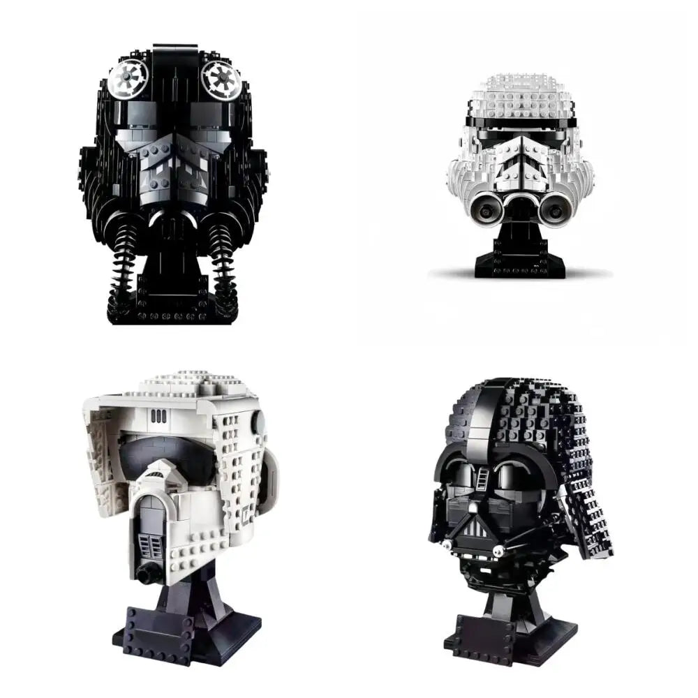 In Stock 75274 75276 The Mandalorian Darth Vader Luke Skywalker TIE Fighter Pilot Building Blocks Bricks Christmas Gifts For Kid