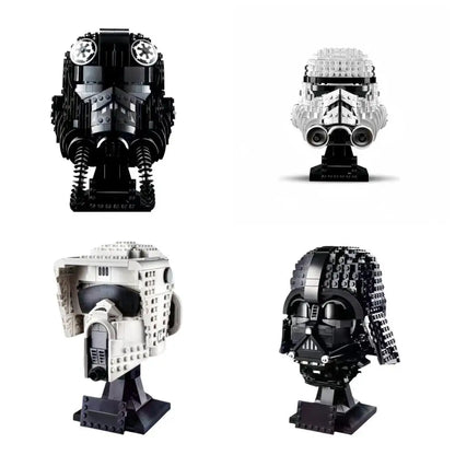 In Stock 75274 75276 The Mandalorian Darth Vader Luke Skywalker TIE Fighter Pilot Building Blocks Bricks Christmas Gifts For Kid