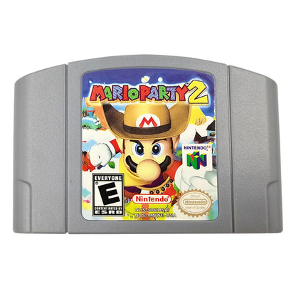 64 Bit Video Game Console US Version Toys Game Collection Cartridge N64 Series Kart Party Super Smash Bros Bad Fur Day