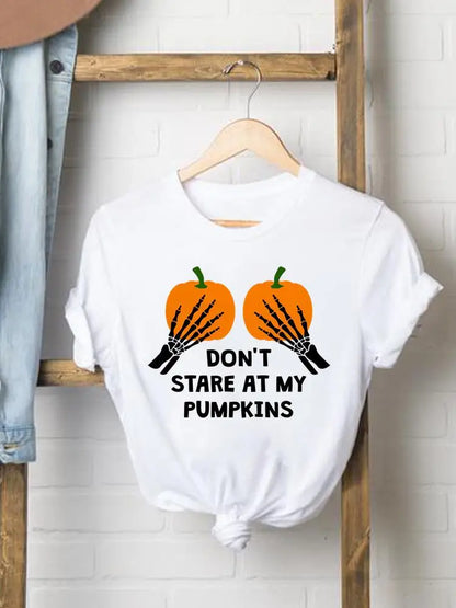 Bee Trend Style Cute Tees Clothes Halloween Thanksgiving Fall Autumn Style T Ladies Clothing Women Graphic Print T-shirts