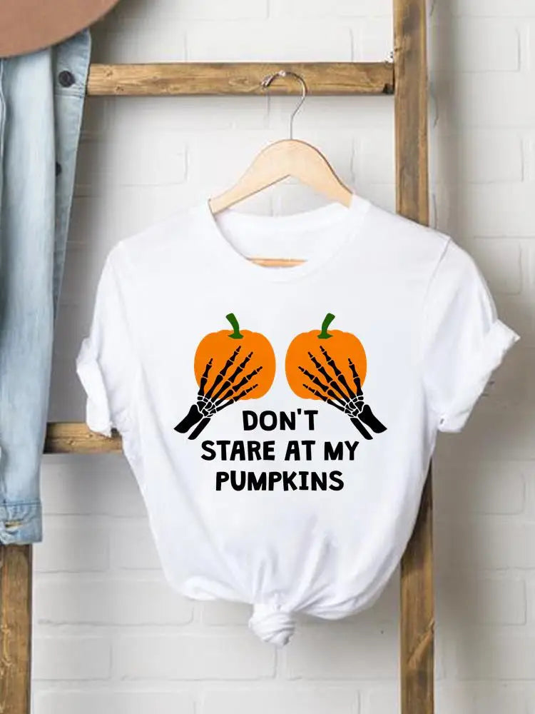 Bee Trend Style Cute Tees Clothes Halloween Thanksgiving Fall Autumn Style T Ladies Clothing Women Graphic Print T-shirts