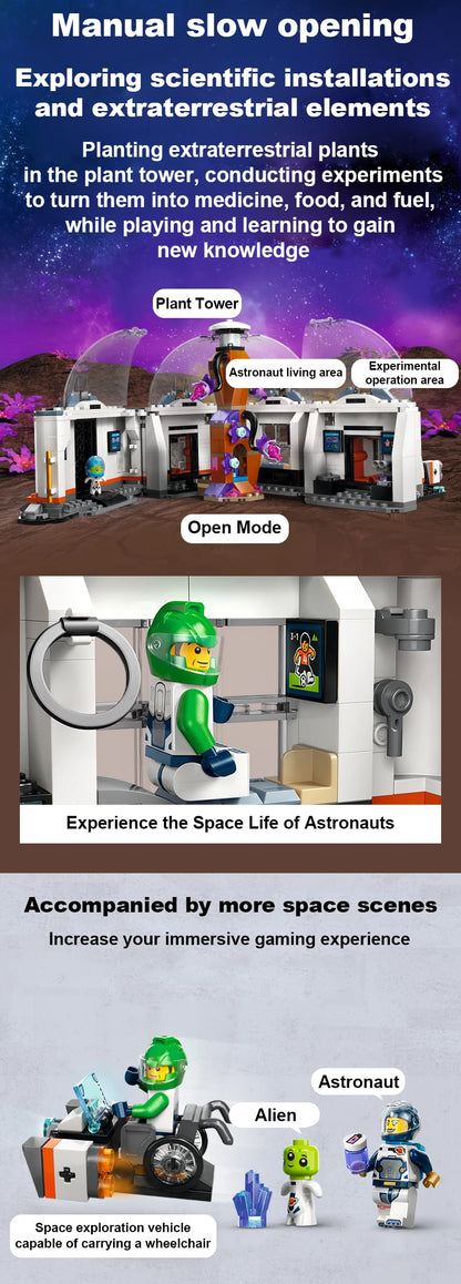 LEGO 60439 Space Science Lab CITY series 560pcs Buiding Blocks Model Kit DIY Toys For Boys Girl Children Gift ages 6+