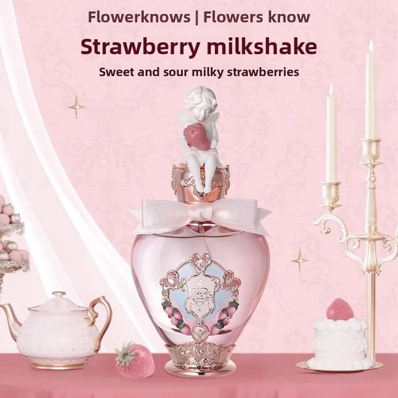 Flowerknows Eau de Parfum The Strawberry Cupid Perfume 1.7 oz / 50ml Lasting Women's Floral Gourmand Perfume for Women for Gifts