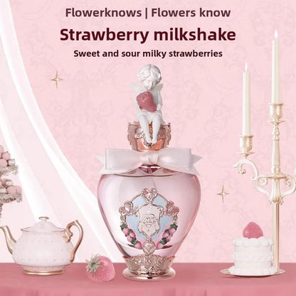 Flowerknows Eau de Parfum The Strawberry Cupid Perfume 1.7 oz / 50ml Lasting Women's Floral Gourmand Perfume for Women for Gifts