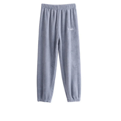 HELIAR Women Winter Velvet Sets Pullover And Elastic Waist Pants Sets Casual Warm Cashmere Sets Women 2025 Autumn and Winter