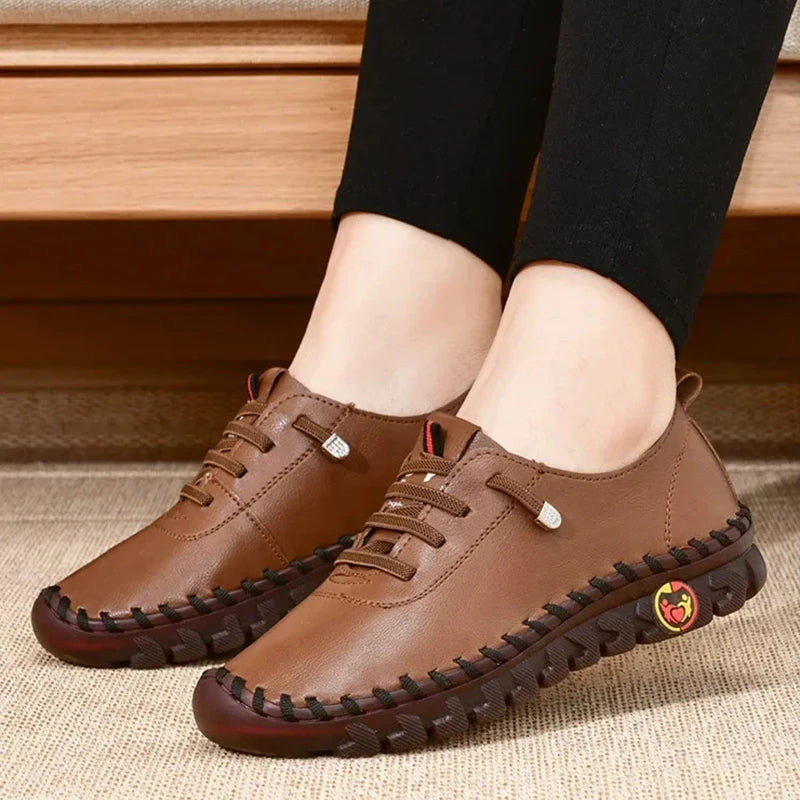 Brown EtherealBe comfortable casual loafers for women with stylish design and flexible sole