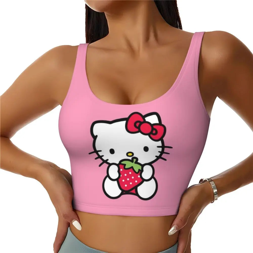 EtherealBe Hello Kitty Sports Bra for Women