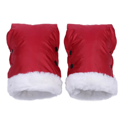 Strollers Fleece Hand Muff Waterproof Baby Stroller Mittens Windproof Thick Warm Baby Buggy Handcover Stroller Accessories